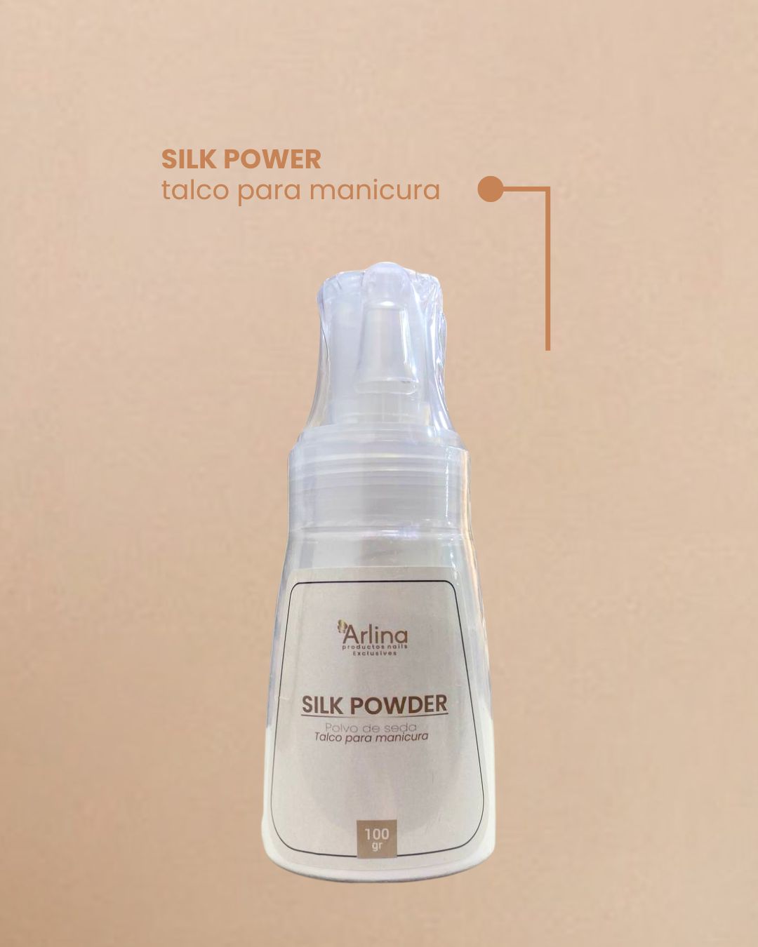 SILK POWDER Talco para Manicura Arlina